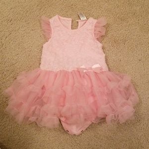 NWOT Pink tutu bodysuit